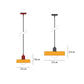Suspension en Verre Moderne Coloré Plafonnier Lustre LED Bauhaus